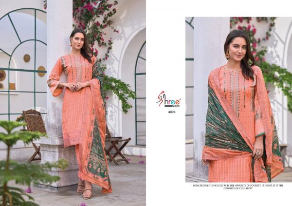 Shree Bin Saeed Lawn Collection Vol 4 Cotton Designer Exclusive Salwar Kameez